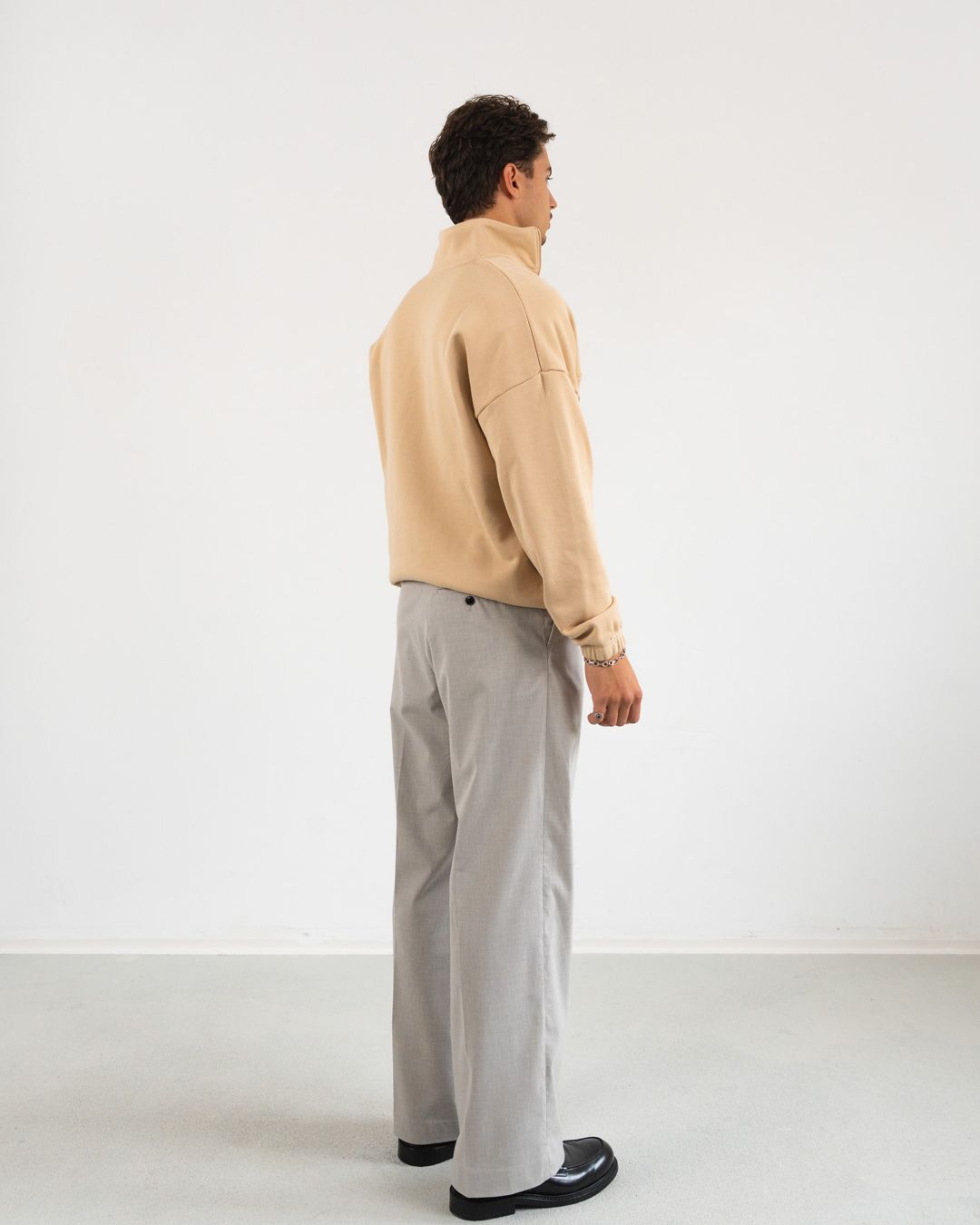 Beige De La Rue Halfzip